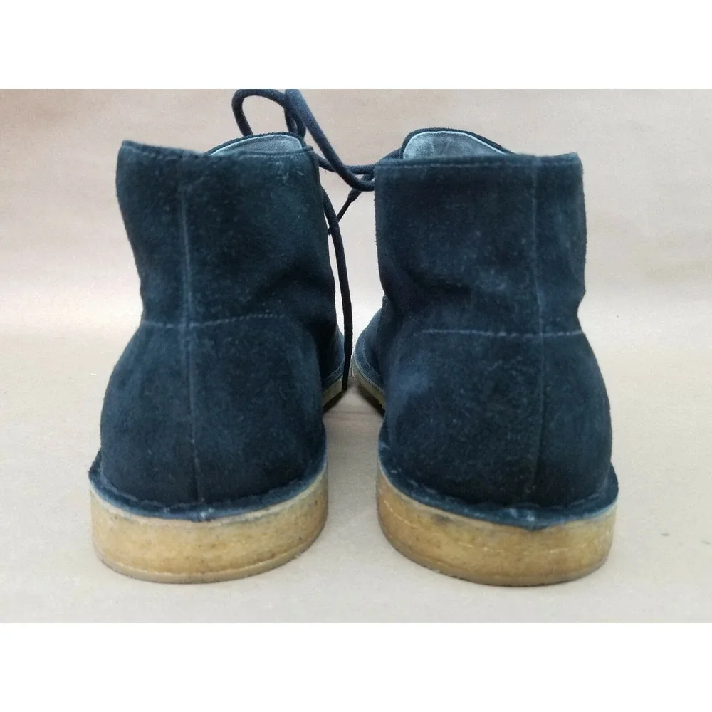 UGG (Sz 10.5) Australia 3271 Leighton Suede Chukka Black Leather Ankle BOOTS Men